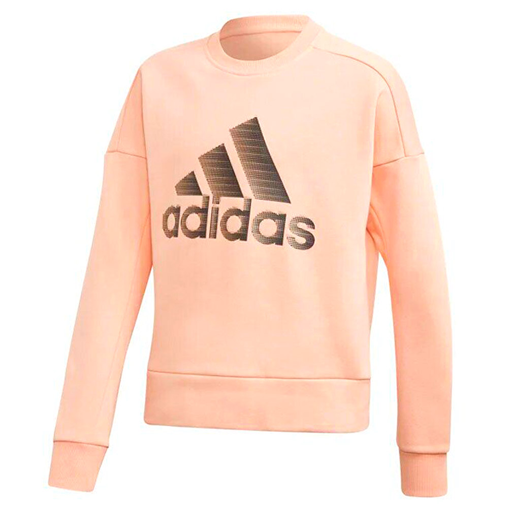 Hanorac Adidas YG ID HLDCREW / Femei / 128 / Roz deschis photo 1